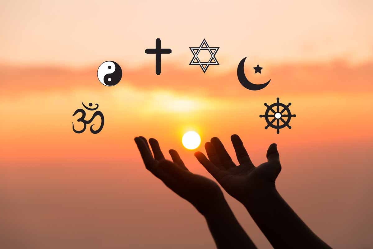 religions above hands